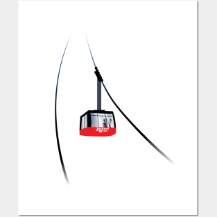 Jackson Hole Cable car passenger Posters and Art